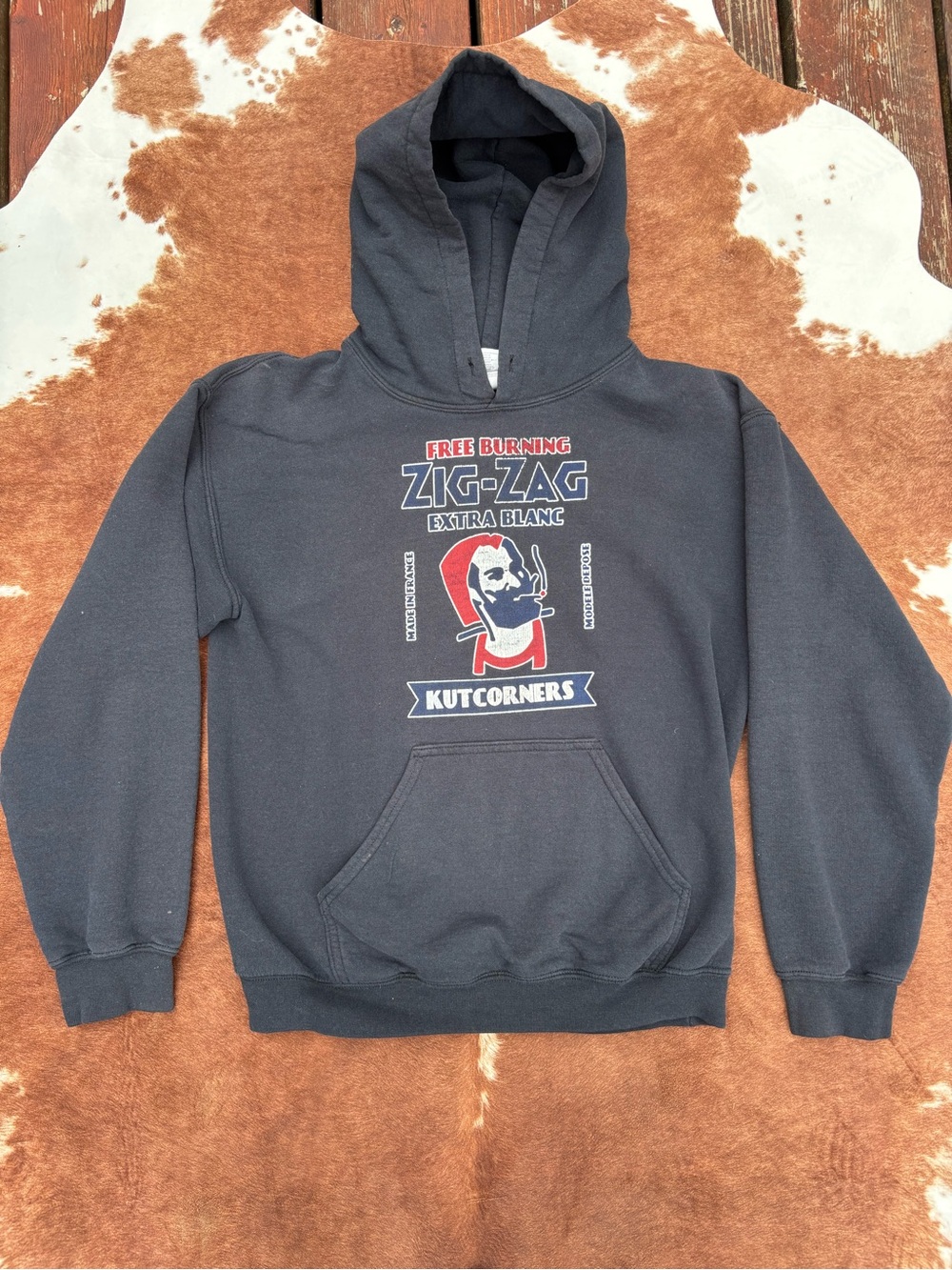 Vintage Zig Zag Man Hoodie
